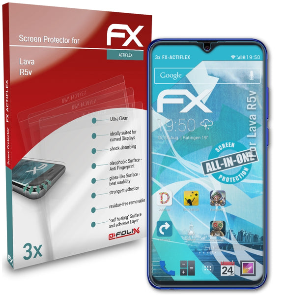atFoliX FX-ActiFleX Displayschutzfolie für Lava R5v