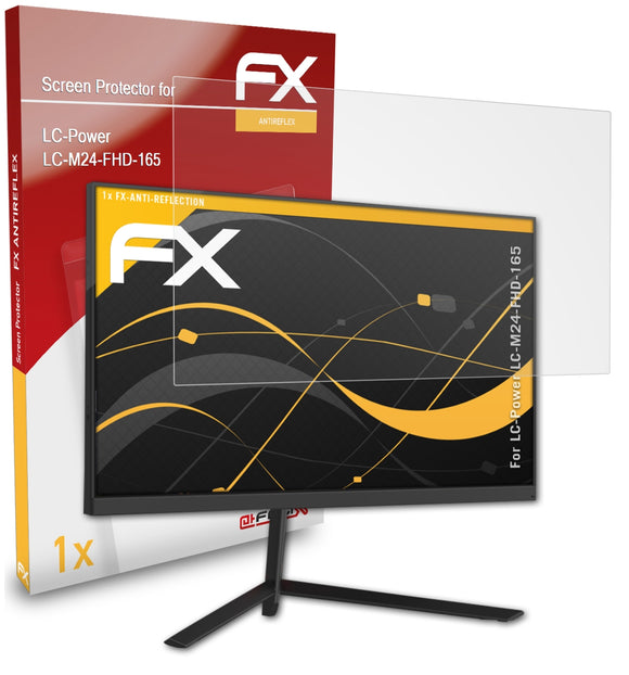 atFoliX FX-Antireflex Displayschutzfolie für LC-Power LC-M24-FHD-165