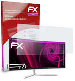 atFoliX FX-Hybrid-Glass Panzerglasfolie für LC-Power LC-M34-UWQHD-100-C-V2