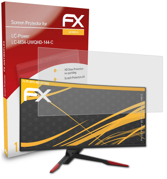 atFoliX FX-Antireflex Displayschutzfolie für LC-Power LC-M34-UWQHD-144-C
