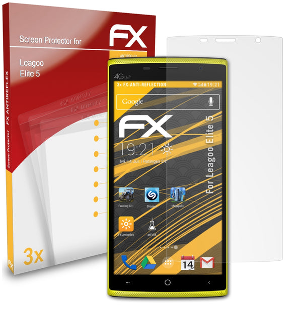 atFoliX FX-Antireflex Displayschutzfolie für Leagoo Elite 5