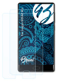 Bruni Schutzfolie kompatibel mit Leagoo KIICAA Mix, glasklare Folie (2X)