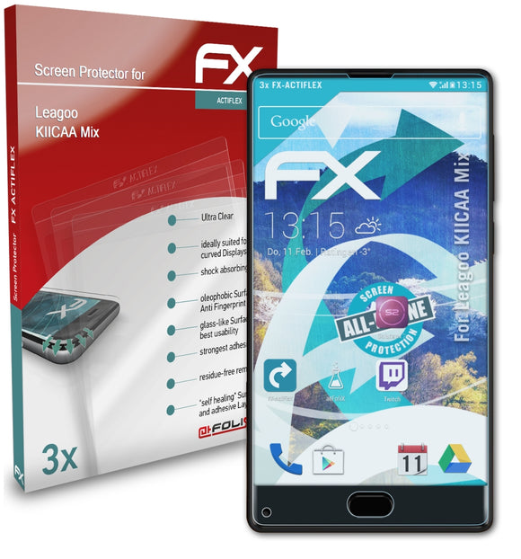 atFoliX FX-ActiFleX Displayschutzfolie für Leagoo KIICAA Mix