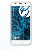 Bruni Schutzfolie kompatibel mit Leagoo M7, glasklare Folie (2X)