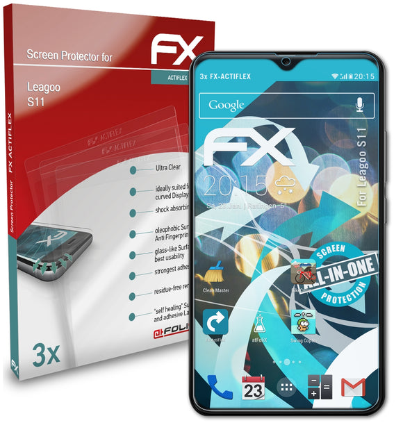 atFoliX FX-ActiFleX Displayschutzfolie für Leagoo S11