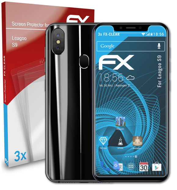 atFoliX FX-Clear Schutzfolie für Leagoo S9