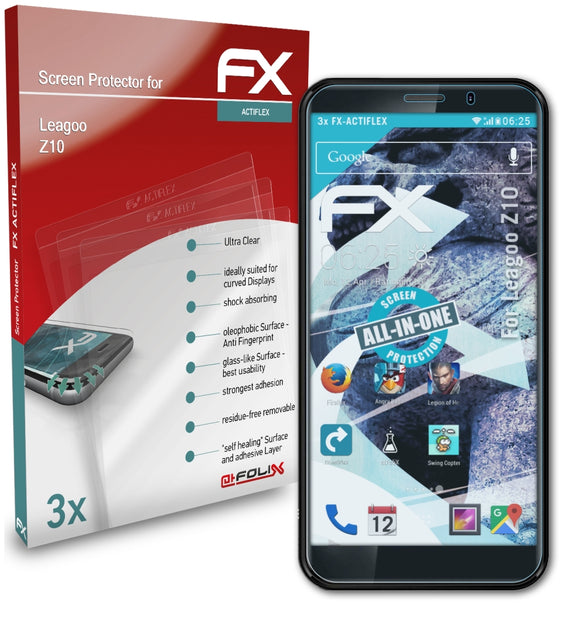 atFoliX FX-ActiFleX Displayschutzfolie für Leagoo Z10