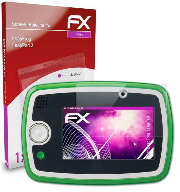 atFoliX FX-Hybrid-Glass Panzerglasfolie für LeapFrog LeapPad 3