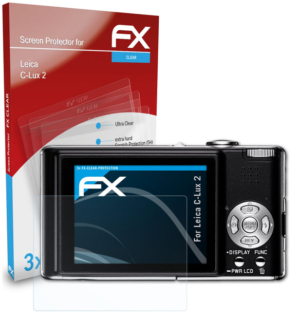 atFoliX FX-Clear Schutzfolie für Leica C-Lux 2