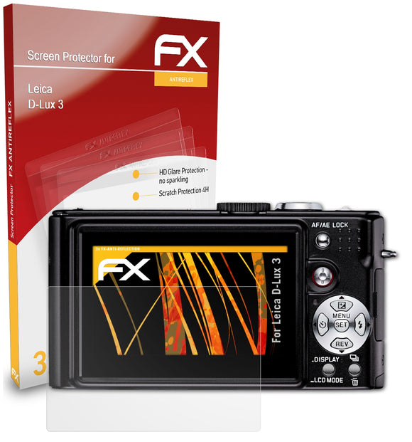 atFoliX FX-Antireflex Displayschutzfolie für Leica D-Lux 3