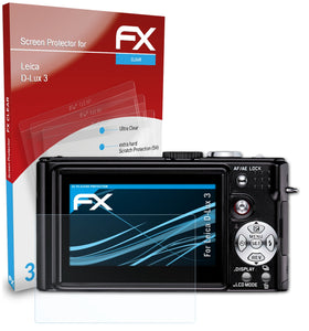 atFoliX FX-Clear Schutzfolie für Leica D-Lux 3