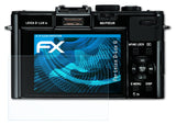 Schutzfolie atFoliX kompatibel mit Leica D-Lux 6, ultraklare FX (3X)