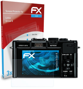 atFoliX FX-Clear Schutzfolie für Leica D-Lux 6