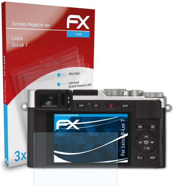 atFoliX FX-Clear Schutzfolie für Leica D-Lux 7