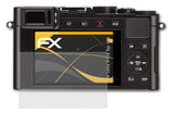 Panzerfolie atFoliX kompatibel mit Leica D-Lux Typ 109, entspiegelnde und stoßdämpfende FX (3X)
