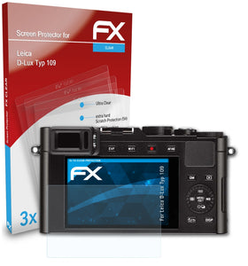 atFoliX FX-Clear Schutzfolie für Leica D-Lux (Typ 109)
