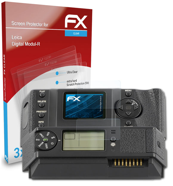 atFoliX FX-Clear Schutzfolie für Leica Digital Modul-R