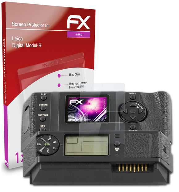 atFoliX FX-Hybrid-Glass Panzerglasfolie für Leica Digital Modul-R