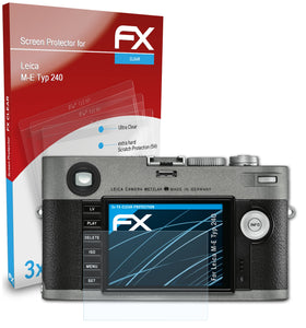 atFoliX FX-Clear Schutzfolie für Leica M-E (Typ 240)