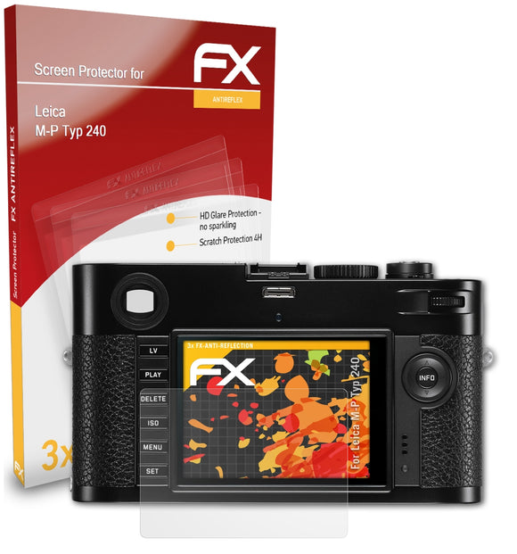 atFoliX FX-Antireflex Displayschutzfolie für Leica M-P (Typ 240)