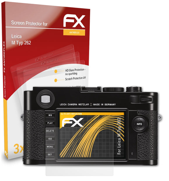 atFoliX FX-Antireflex Displayschutzfolie für Leica M (Typ 262)