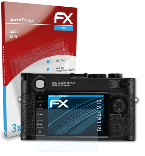 atFoliX FX-Clear Schutzfolie für Leica M10