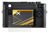 Panzerfolie atFoliX kompatibel mit Leica M10 Monochrom, entspiegelnde und stoßdämpfende FX (3X)