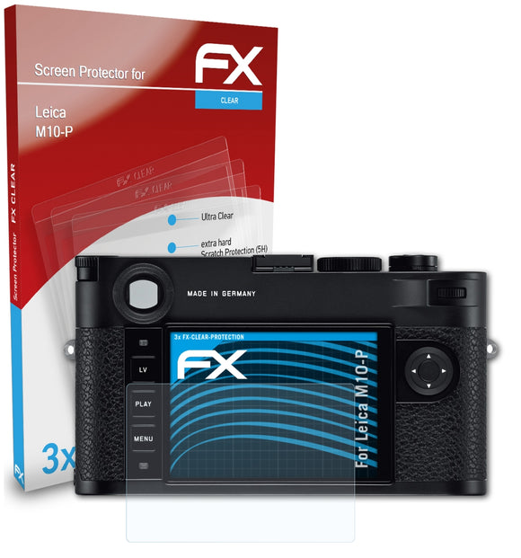 atFoliX FX-Clear Schutzfolie für Leica M10-P