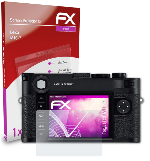 atFoliX FX-Hybrid-Glass Panzerglasfolie für Leica M10-P