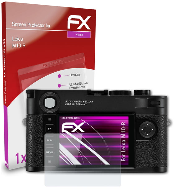 atFoliX FX-Hybrid-Glass Panzerglasfolie für Leica M10-R