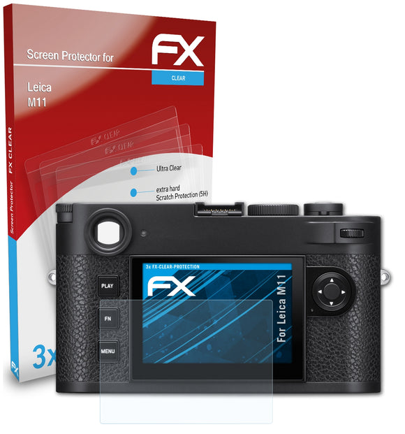 atFoliX FX-Clear Schutzfolie für Leica M11