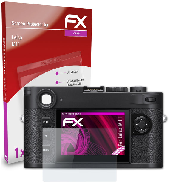 atFoliX FX-Hybrid-Glass Panzerglasfolie für Leica M11