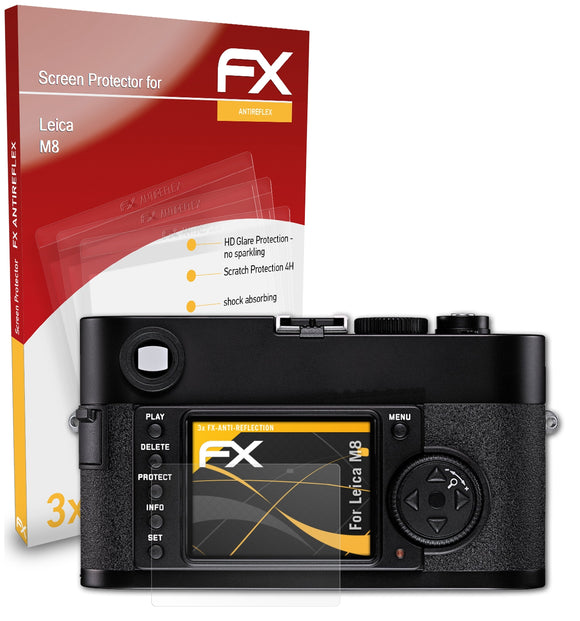 atFoliX FX-Antireflex Displayschutzfolie für Leica M8