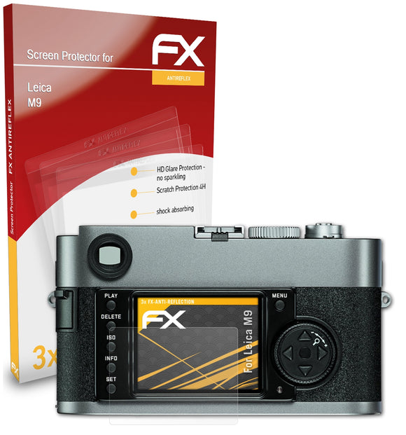 atFoliX FX-Antireflex Displayschutzfolie für Leica M9