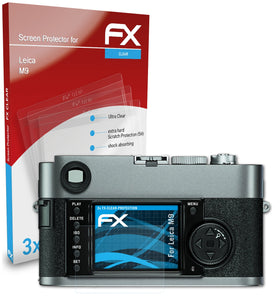atFoliX FX-Clear Schutzfolie für Leica M9