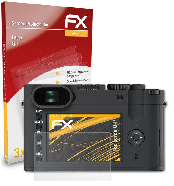 atFoliX FX-Antireflex Displayschutzfolie für Leica Q-P