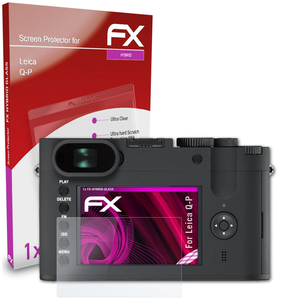 atFoliX FX-Hybrid-Glass Panzerglasfolie für Leica Q-P