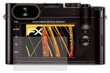 Panzerfolie atFoliX kompatibel mit Leica Q Typ 116, entspiegelnde und stoßdämpfende FX (3X)