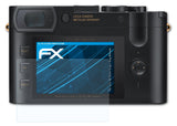 Schutzfolie atFoliX kompatibel mit Leica Q2 Daniel Craig x Greg Williams, ultraklare FX (3X)