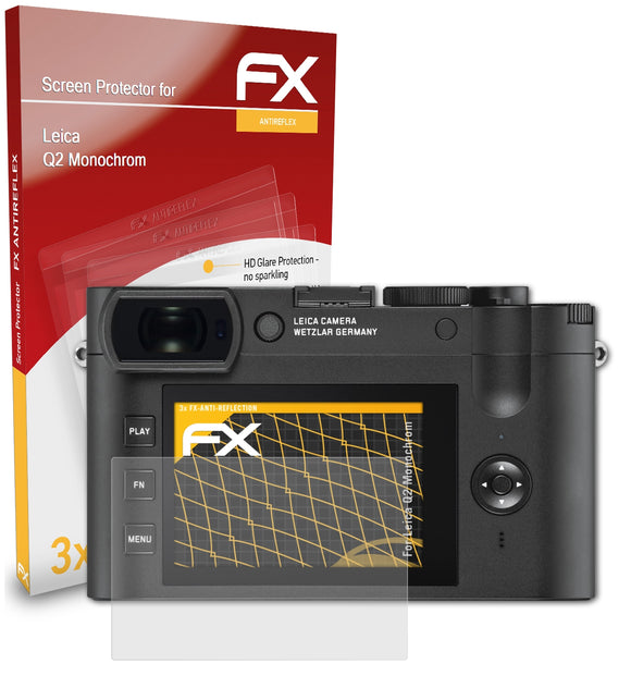atFoliX FX-Antireflex Displayschutzfolie für Leica Q2 Monochrom