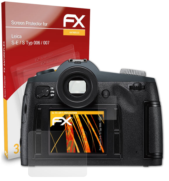 atFoliX FX-Antireflex Displayschutzfolie für Leica S-E / S (Typ 006 / 007)