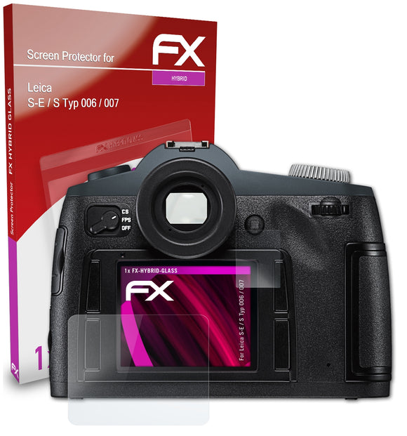 atFoliX FX-Hybrid-Glass Panzerglasfolie für Leica S-E / S (Typ 006 / 007)