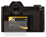 Panzerfolie atFoliX kompatibel mit Leica SL Typ 601, entspiegelnde und stoßdämpfende FX (3X)