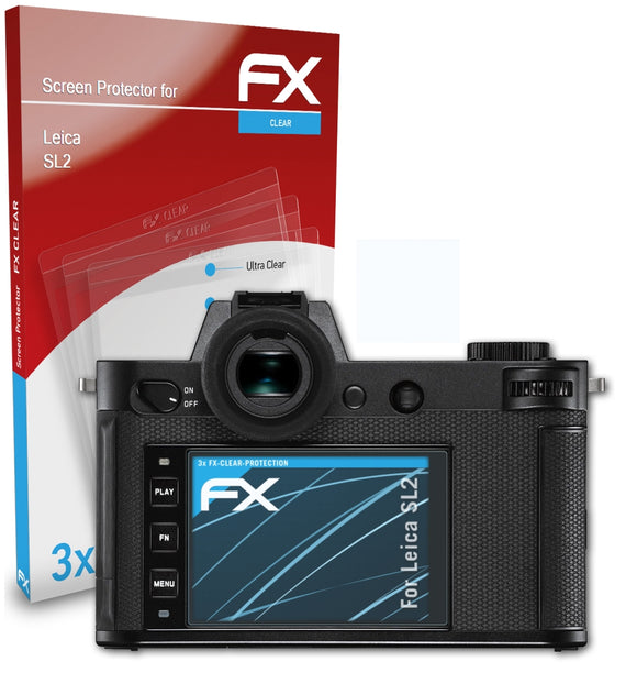 atFoliX FX-Clear Schutzfolie für Leica SL2