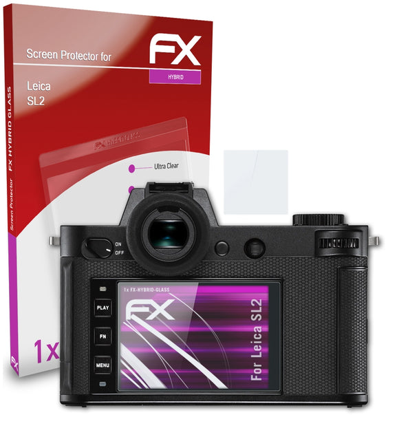 atFoliX FX-Hybrid-Glass Panzerglasfolie für Leica SL2