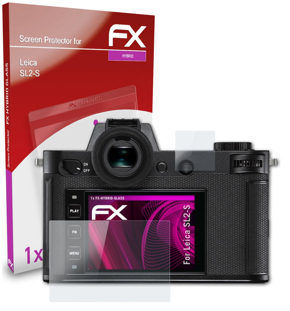 atFoliX FX-Hybrid-Glass Panzerglasfolie für Leica SL2-S