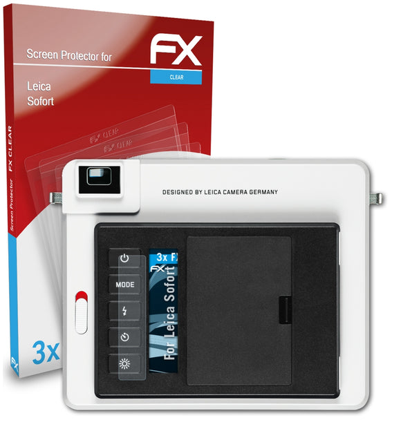 atFoliX FX-Clear Schutzfolie für Leica Sofort