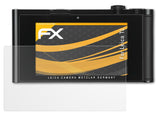 Panzerfolie atFoliX kompatibel mit Leica TL, entspiegelnde und stoßdämpfende FX (3X)