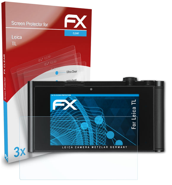 atFoliX FX-Clear Schutzfolie für Leica TL