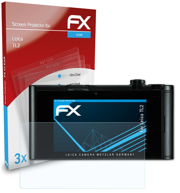 atFoliX FX-Clear Schutzfolie für Leica TL2